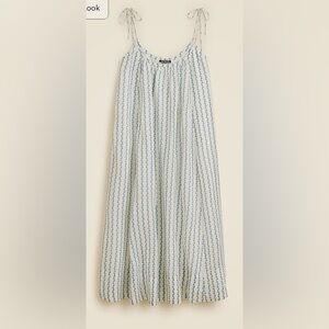 NWT!! J.Crew Floaty tie-shoulder dress in floral-print ramie